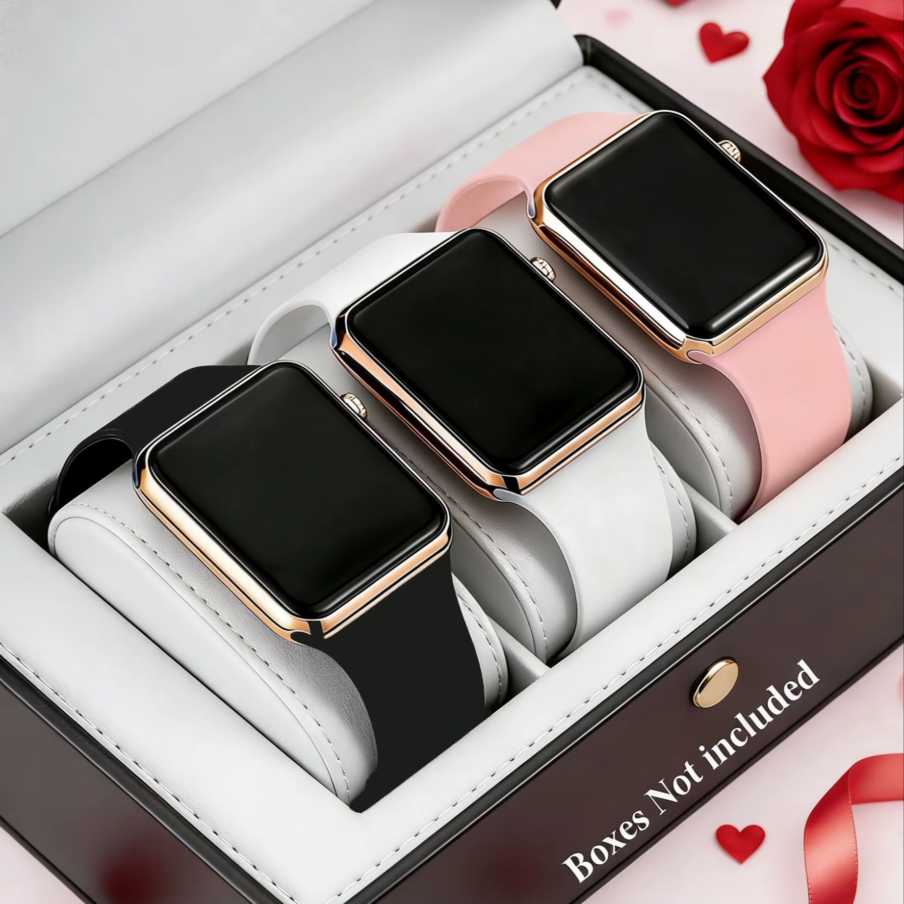 Smartwatch Watches For Girls - 3-Piece Set of Cute and Stylish
