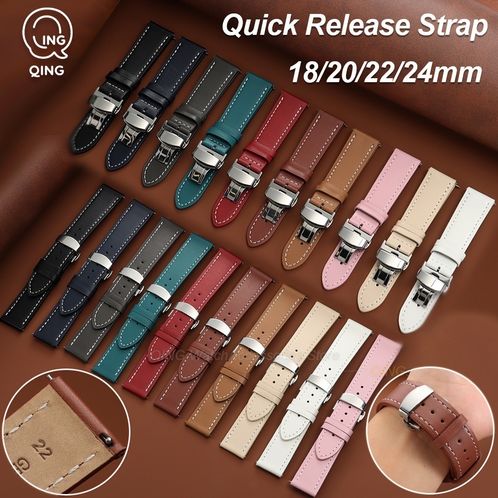 Smartwatch Vintage Watches For Women - 18mm 20mm 22mm 24mm Vintage Leather