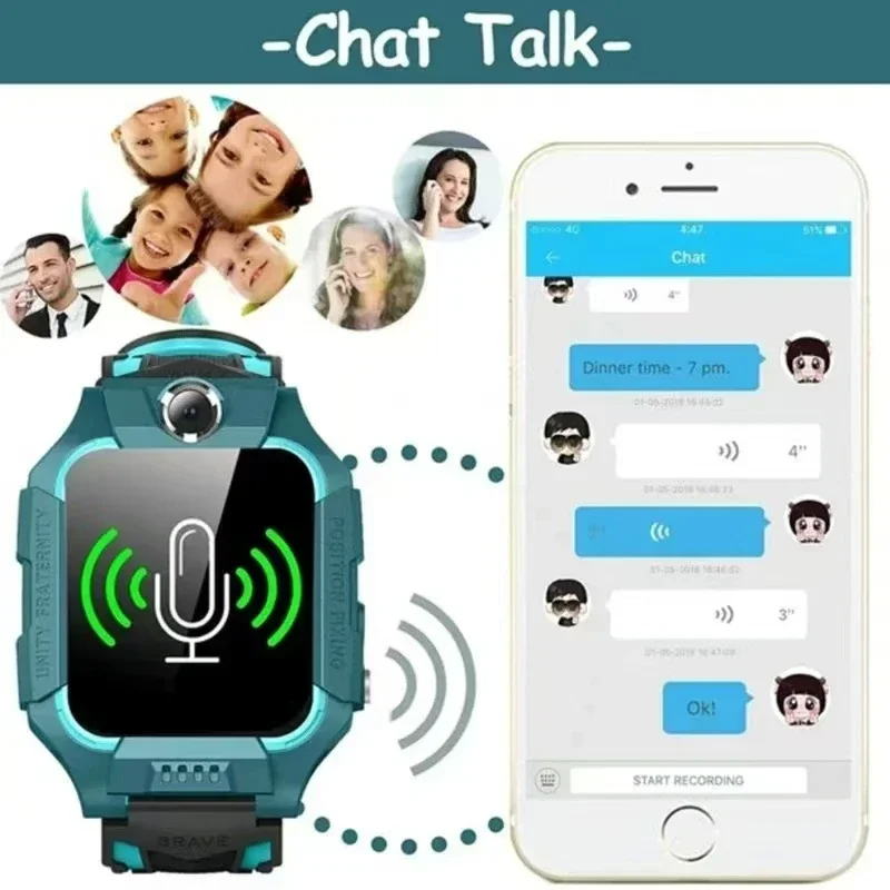 Lenovo 5G Kids Smart Watch Gif - Smartwatch Watches For Kids With Gps ulasan dan harga