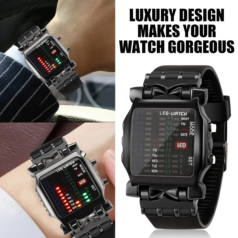 Binary Led Watch Creative Wate - Timex Watches Smartwatch ulasan dan harga