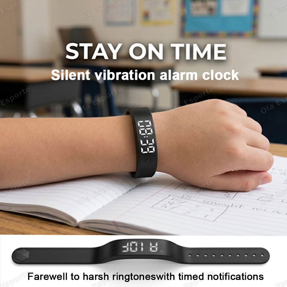 Vibrating Alarm Clock Watch He - Smartwatch Watches Price ulasan dan harga